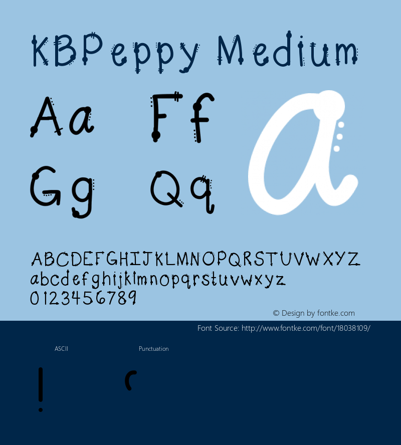 KBPeppy Medium Version 001.000图片样张