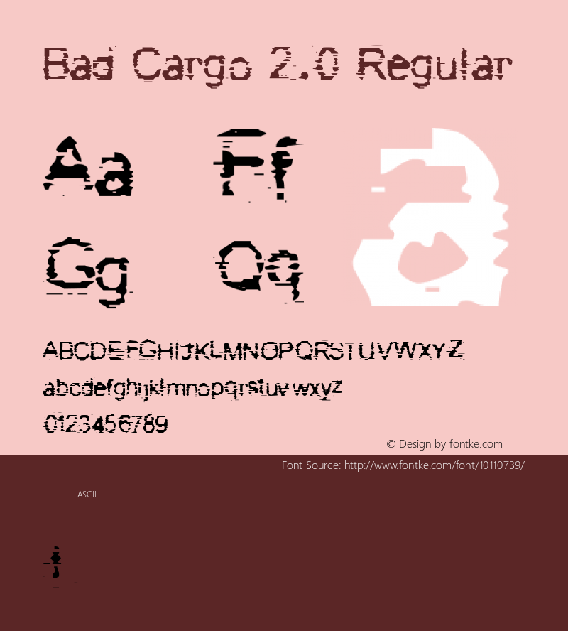 Bad Cargo 2.0 Regular 2001; 1.0, a bad release图片样张