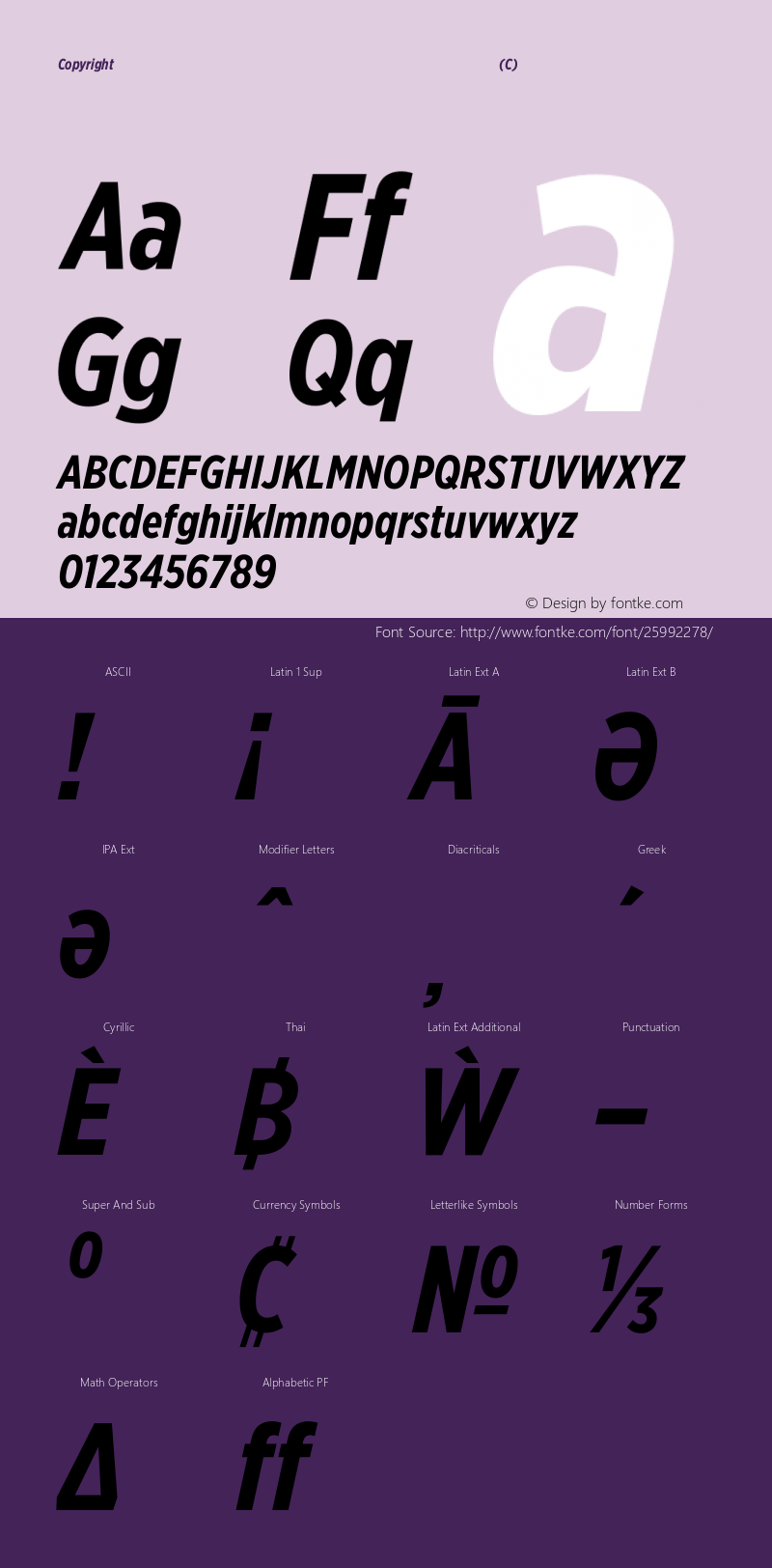 Copyright (C) H&Co | typography.com Version 3.301图片样张