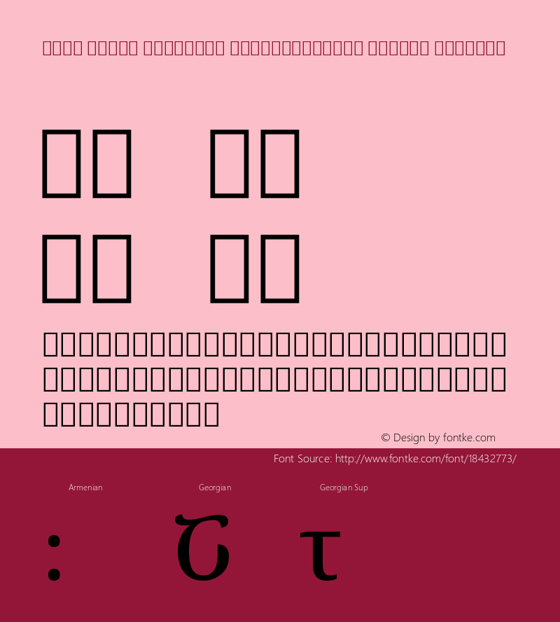 Noto Serif Georgian SemiCondensed Medium Regular 1.000图片样张