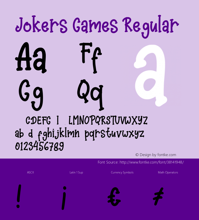 Jokers Games Regular Version 1.000图片样张