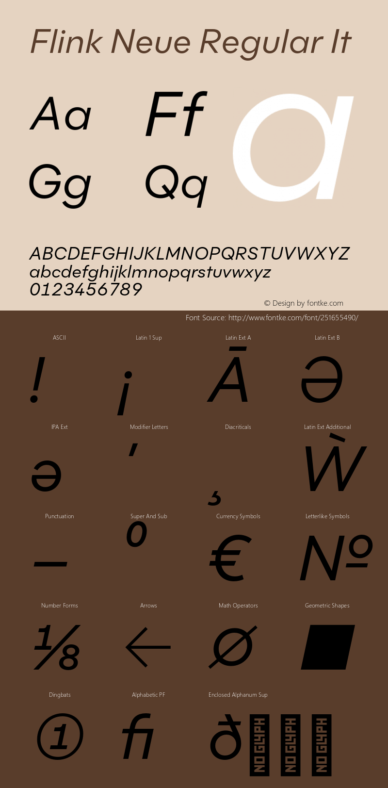 Flink Neue Regular It Version 2.100;Glyphs 3.1.2 (3150)图片样张