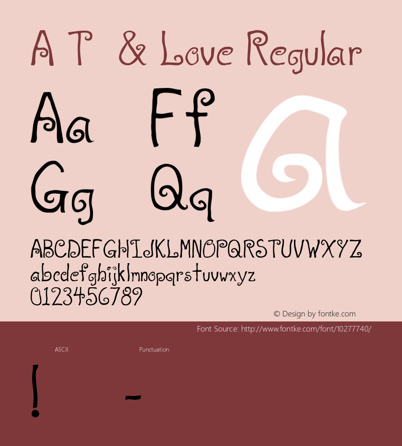 A T  & Love Regular Lauren Ashpole's A T & Love图片样张