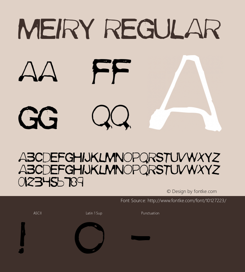 Meiry Regular Version 2.00图片样张