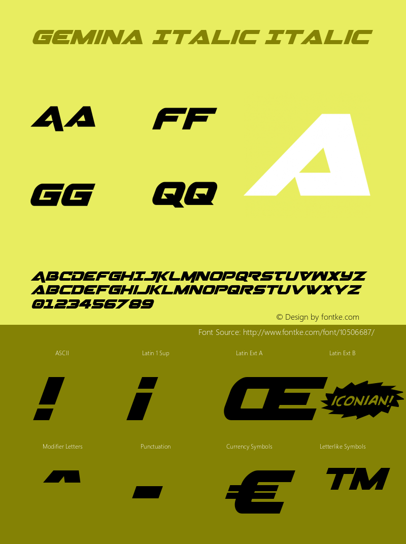 Gemina Italic Italic 001.000图片样张