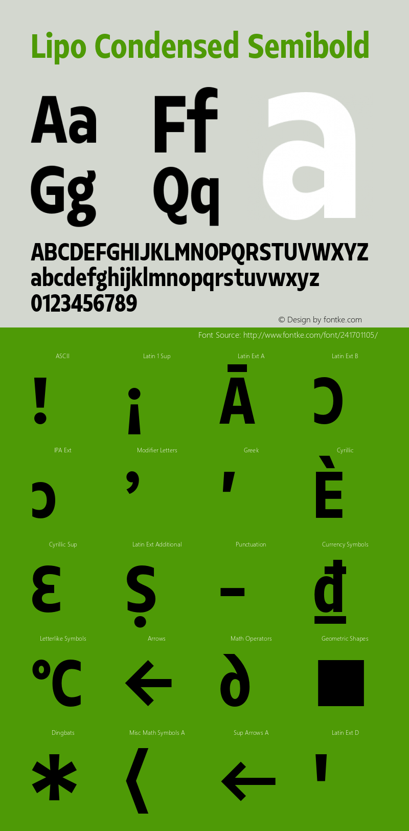 Lipo Condensed Semibold Version 1.000;Glyphs 3.1.2 (3151)图片样张