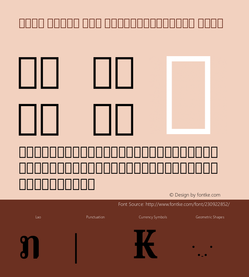 Noto Serif Lao ExtraCondensed Bold Version 2.000; ttfautohint (v1.8) -l 8 -r 50 -G 200 -x 14 -D lao -f none -a qsq -X 