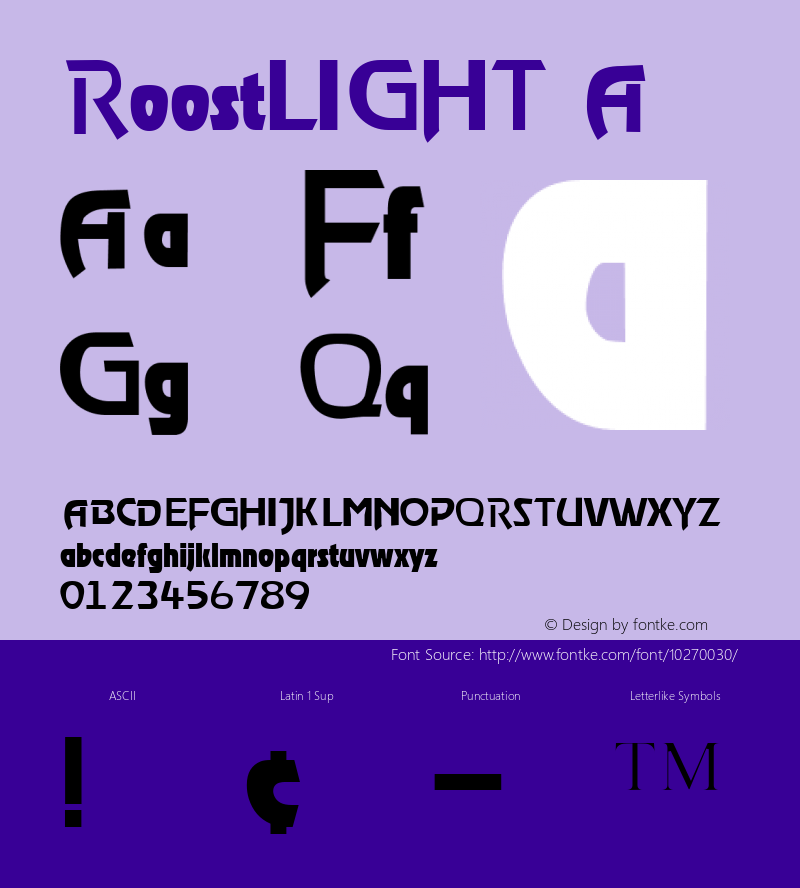 RoostLIGHT A 1.0 Fri Aug 20 11:38:33 1993图片样张