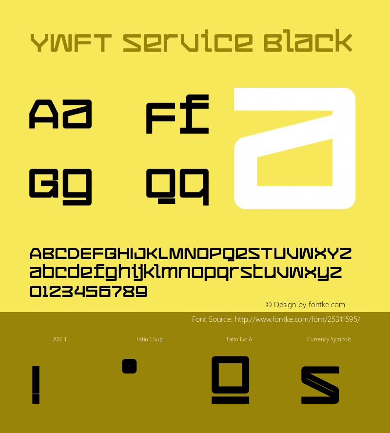 YWFTService-Black Version 001.000图片样张