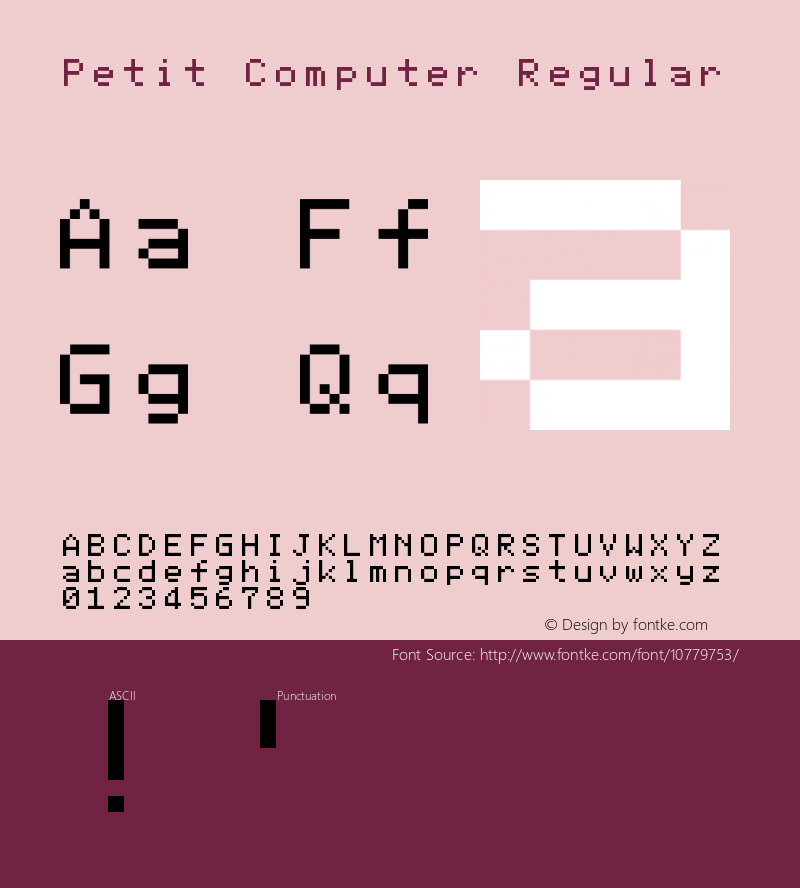 Petit Computer Regular Version 1.0图片样张