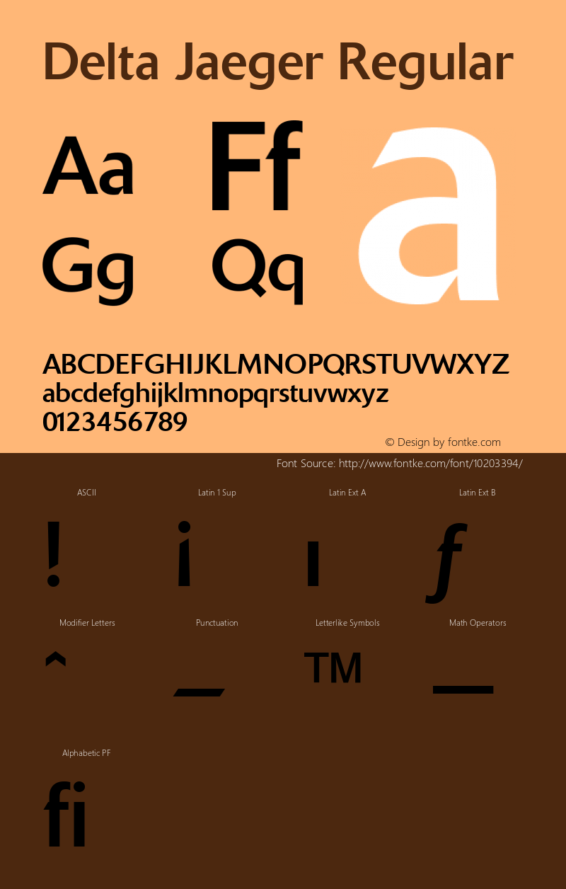 Delta Jaeger Regular Version 001.000图片样张