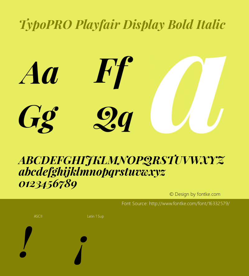 TypoPRO Playfair Display Bold Italic Version 1.004;PS 001.004;hotconv 1.0.70;makeotf.lib2.5.58329; ttfautohint (v0.96) -l 42 -r 42 -G 200 -x 14 -w 