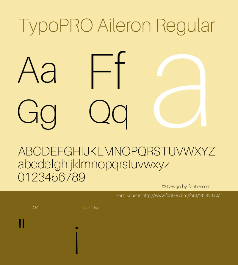 TypoPRO Aileron Regular Version 1.102;PS 001.102;hotconv 1.0.70;makeotf.lib2.5.58329图片样张