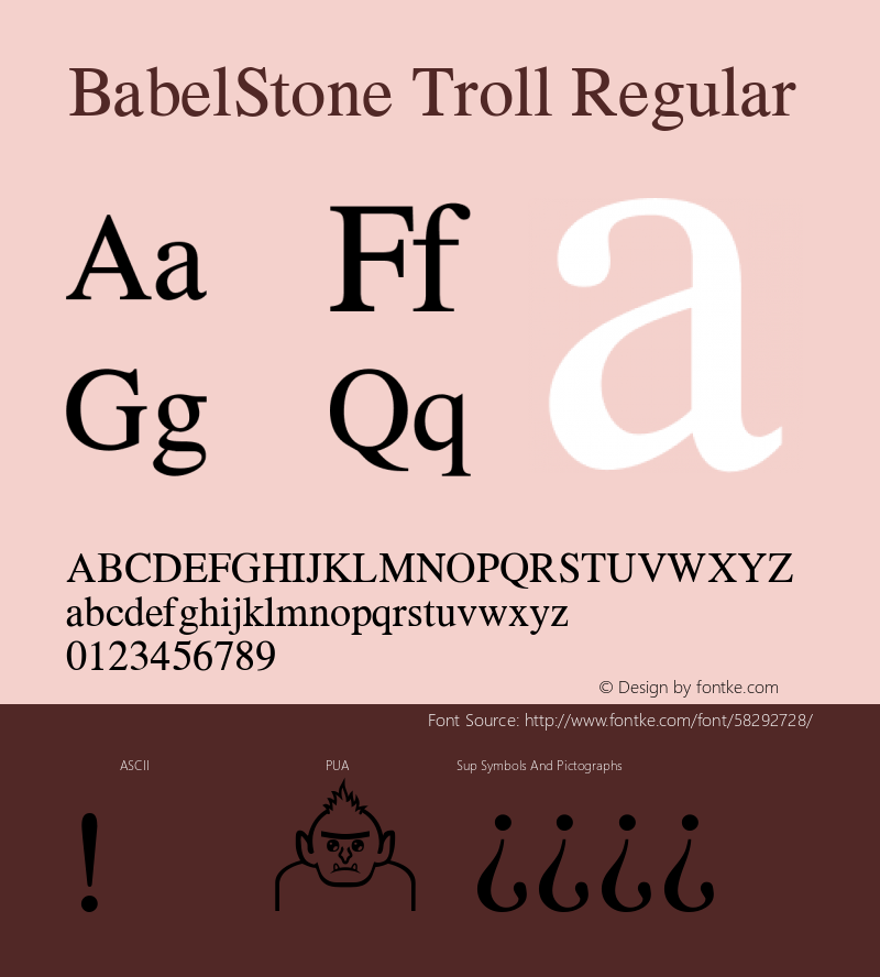 BabelStone Troll Version 0.000图片样张