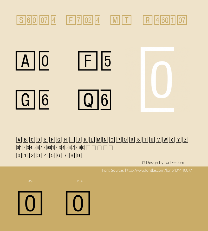 Square Frame MT Regular Version 1.0 - December 1992图片样张