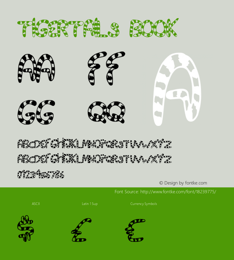 TigerTails Book Version 1.00 November 23, 20图片样张