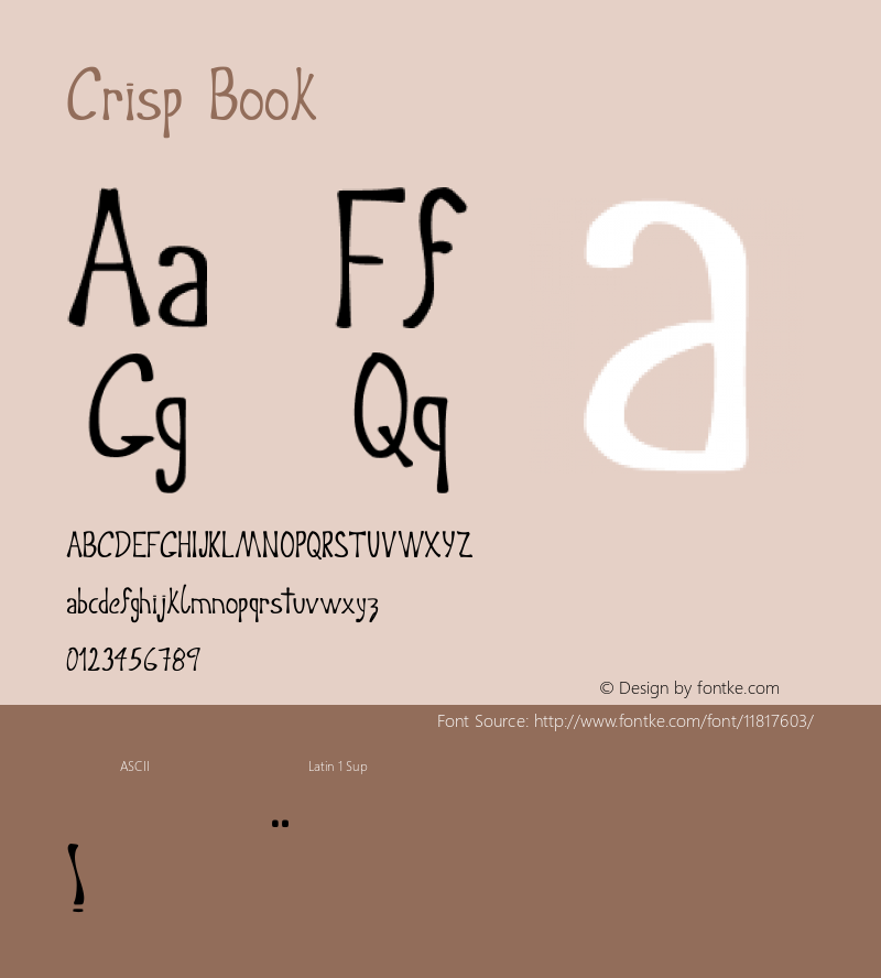 Crisp Book Version 001.000图片样张