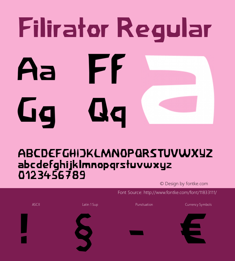 Filirator Regular Version 1.0图片样张