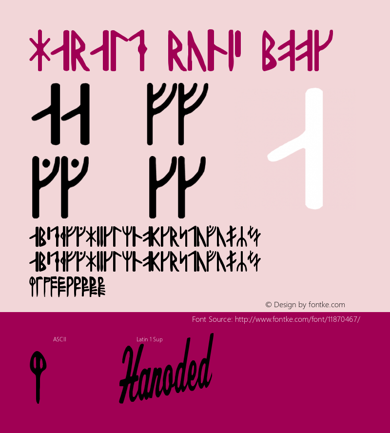 Harald Runic Book Version 1.002图片样张