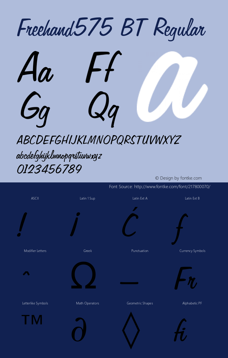 Freehand575 BT Version 1.01 emb4-OT图片样张