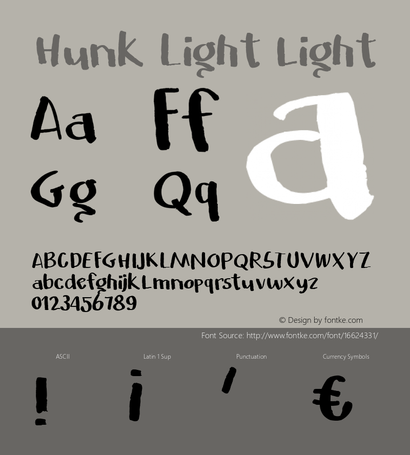 Hunk Light light Version 001.000图片样张