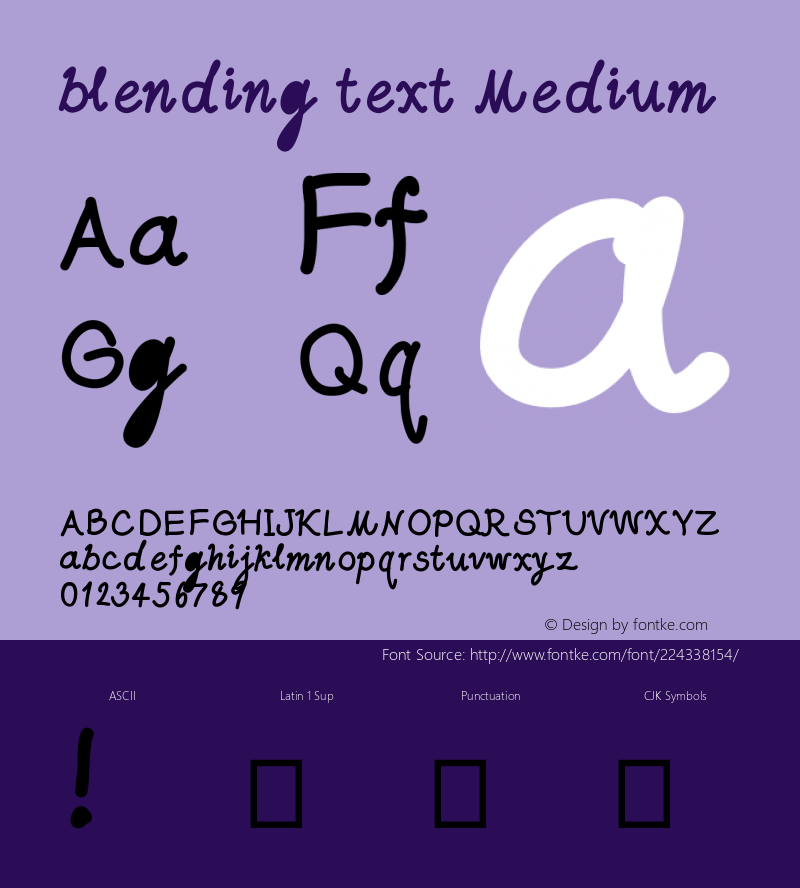 blending text Version 001.000图片样张