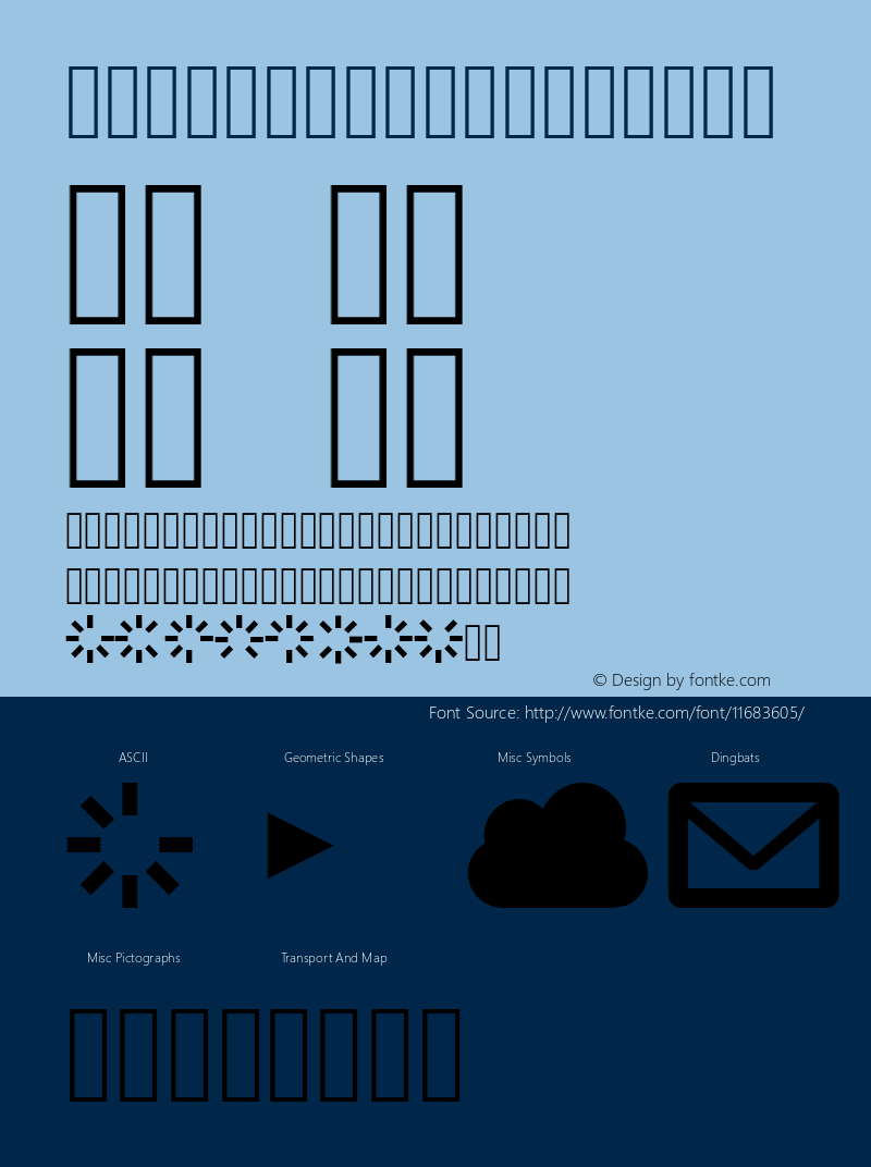 Web Symbols Medium Version 1.0 ; ttfautohint (v0.8) -f -G 200 -r 50 -s图片样张