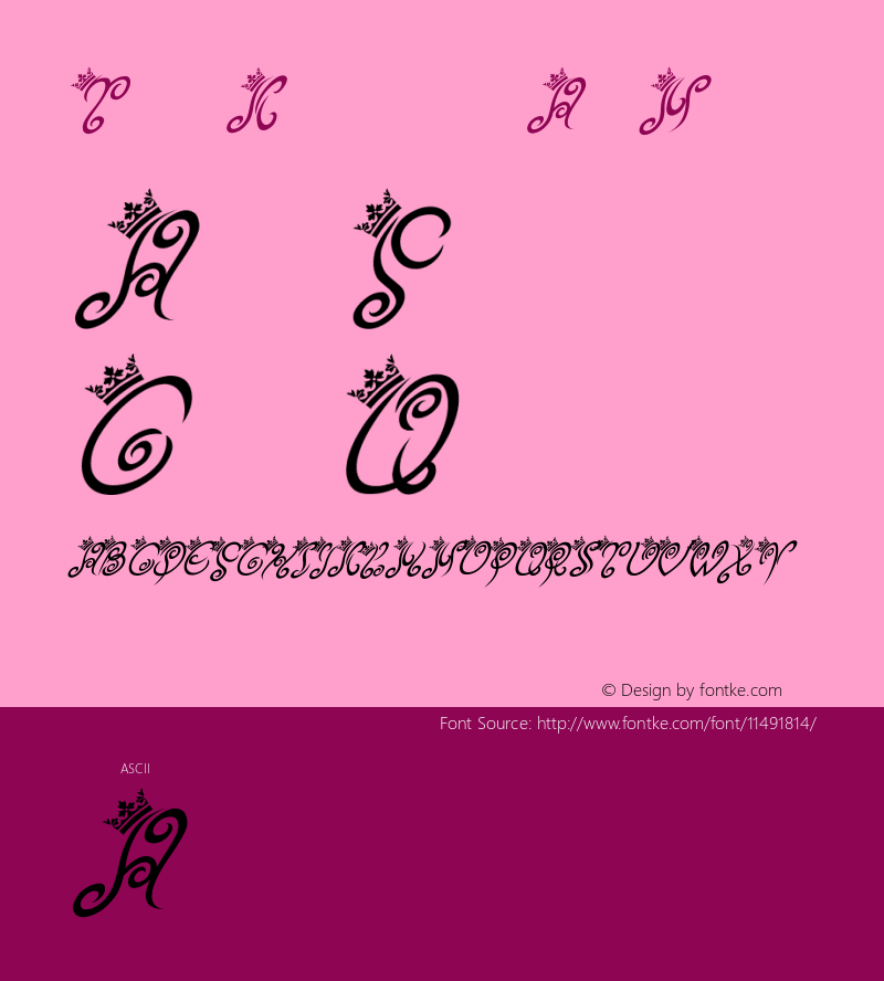 TribalKing italic Alt Normal Version 001.001图片样张