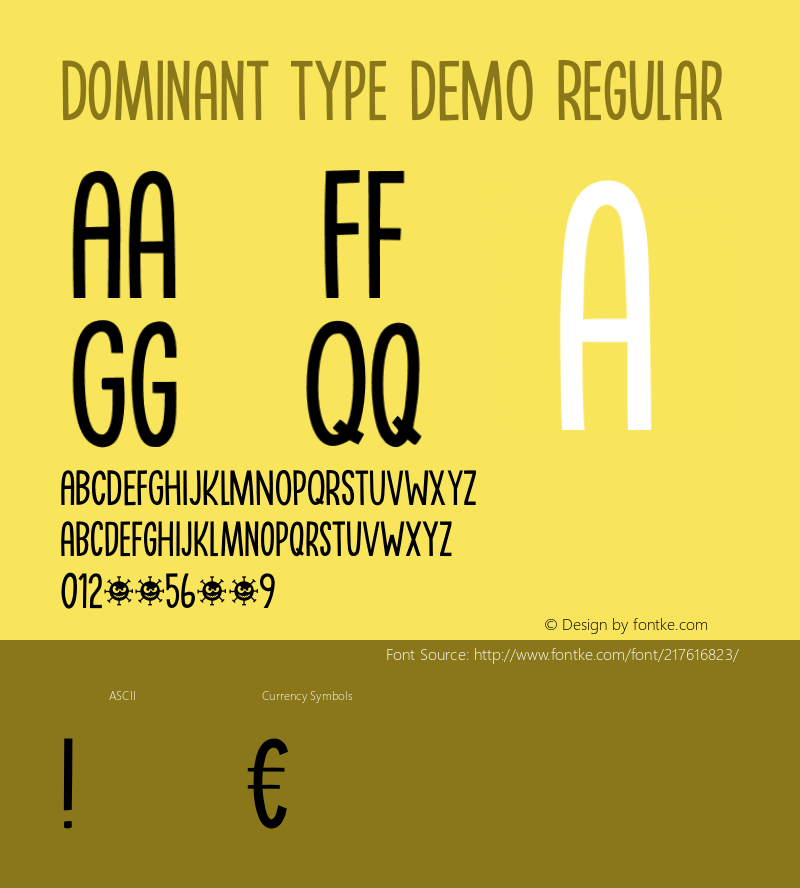 Dominant Type DEMO Regular Version 1.000;FEAKit 1.0图片样张