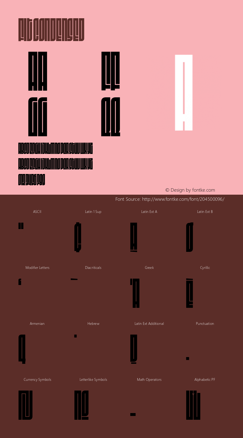 Fit Condensed Version 1.0图片样张