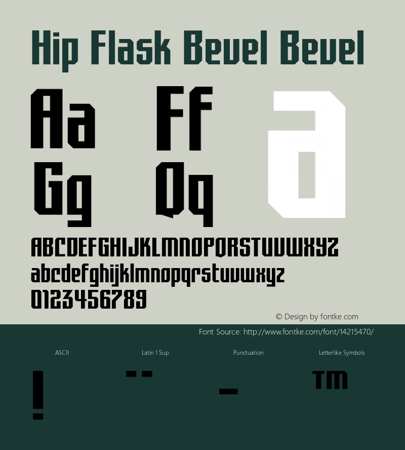 Hip Flask Bevel Bevel Version 1.000图片样张