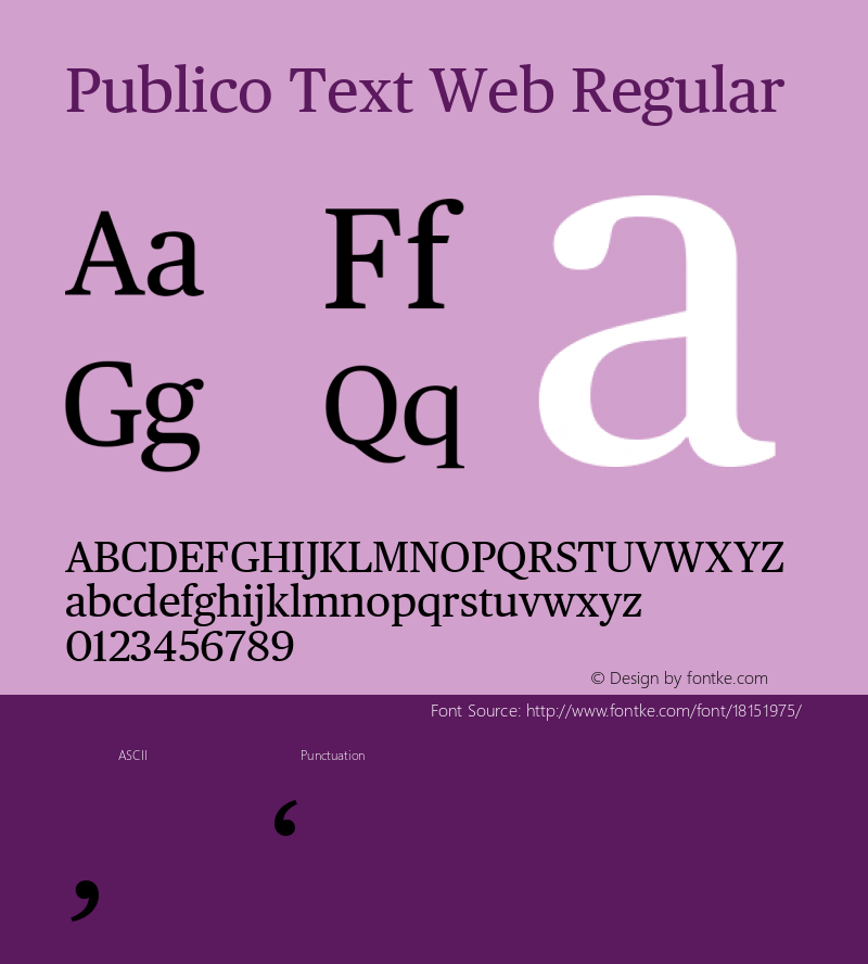 Publico Text Web Regular Version 002.000 2010图片样张