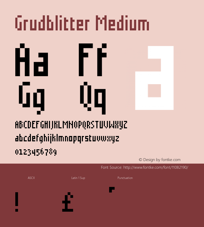 Grudblitter Medium Version 001.000图片样张