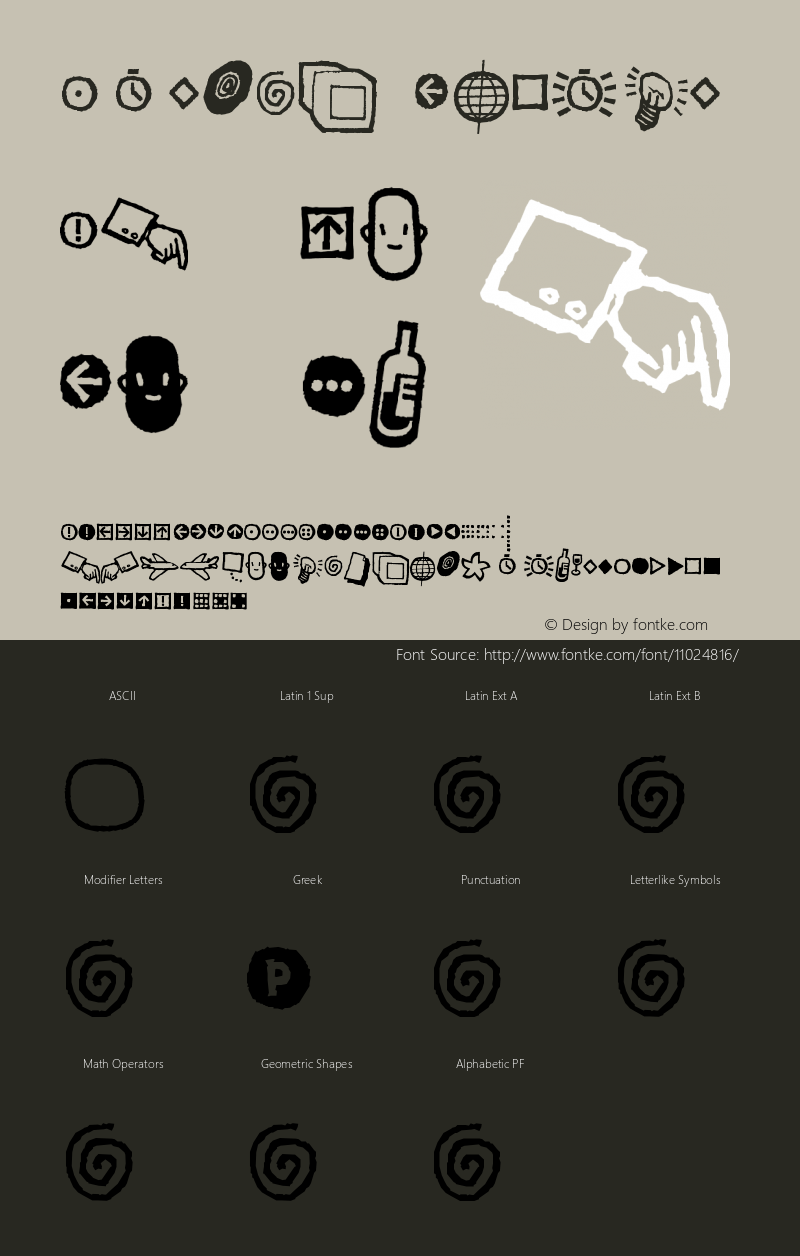 Kosmik Glyphs Version 001.000图片样张