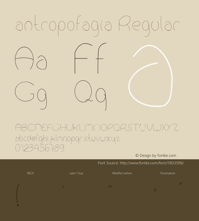 antropofagia Regular Version 001.000图片样张