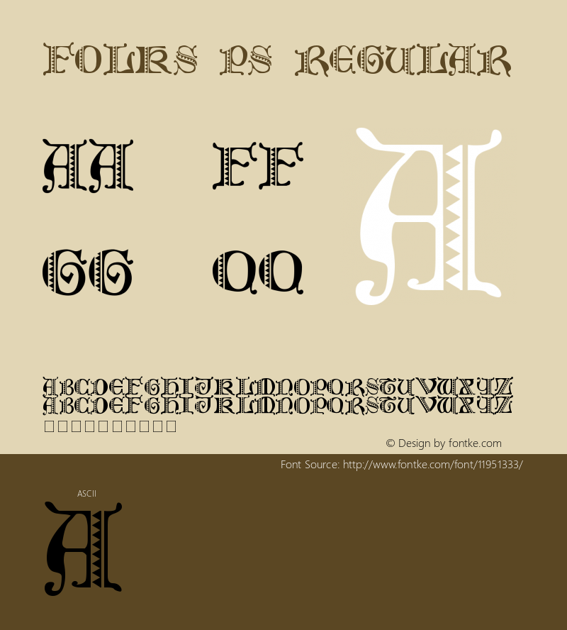 Folks PS Regular 2.2图片样张