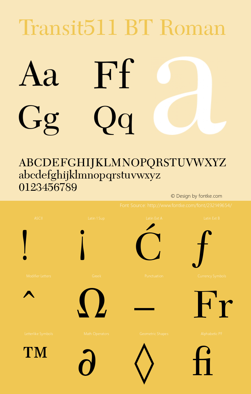 Transit511 BT Roman Version 1.01 emb4-OT图片样张