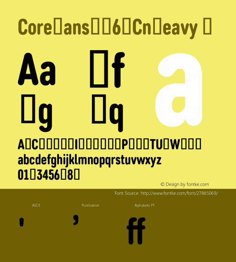 ☞CoreSansDS67CnHeavy Version 1.001;com.myfonts.easy.s-core.core-sans-ds.cn-heavy.wfkit2.version.4tpj图片样张