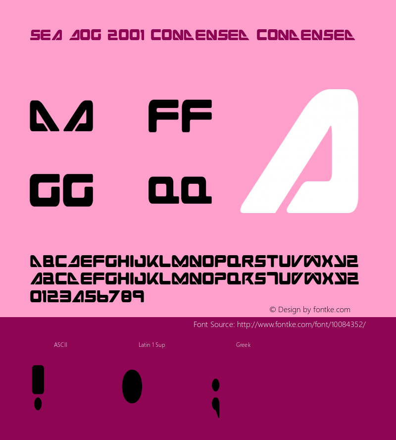 Sea Dog 2001 Condensed Condensed 002.000图片样张