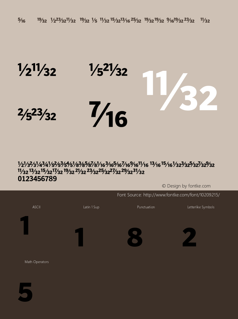 PoynterAgate FracThree Regular 001.000图片样张