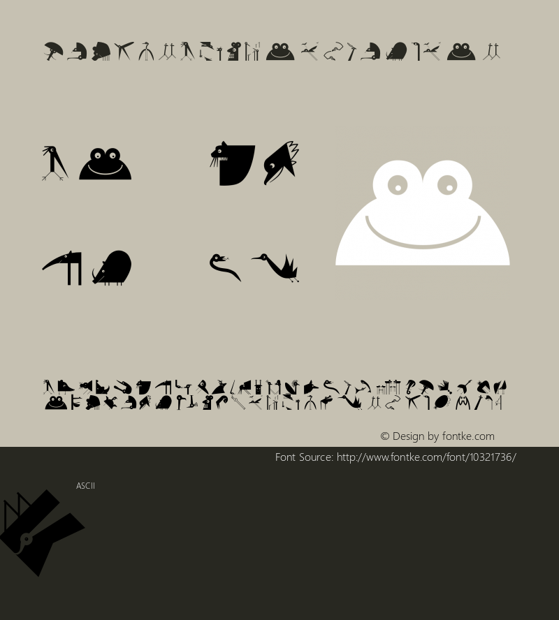 VectorAnimals Regular 1.0 2006-08-23图片样张