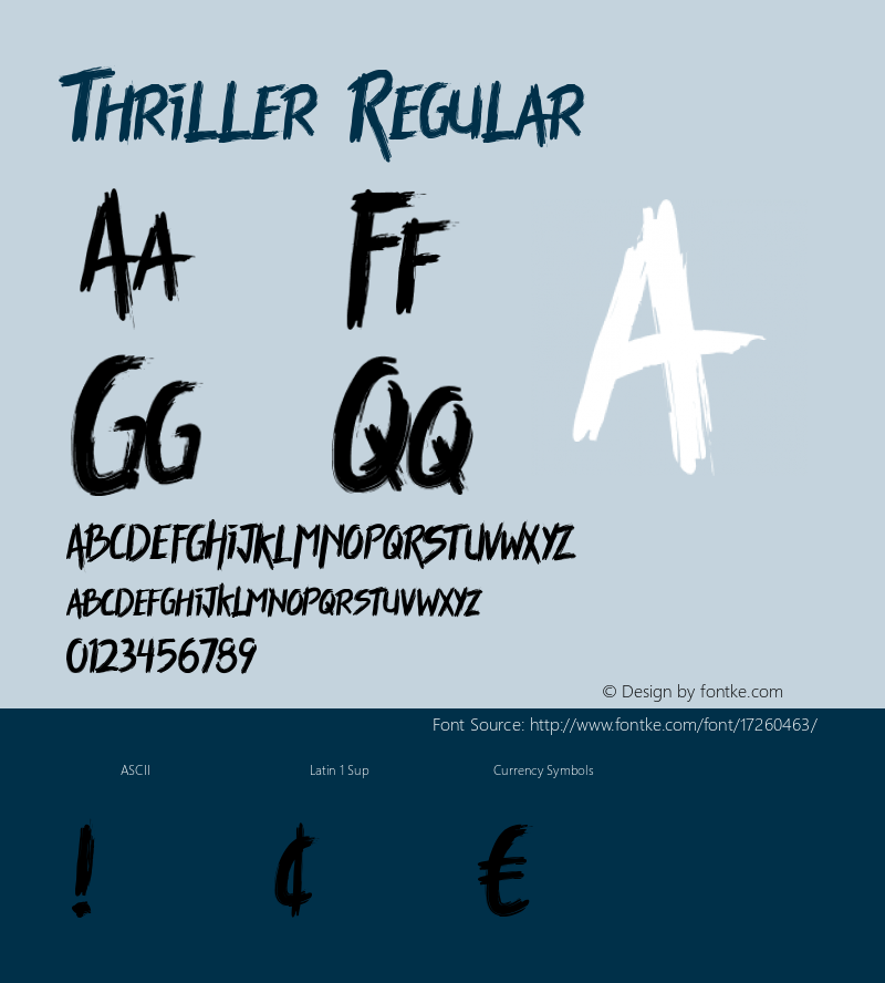 Thriller Regular Version 1.000图片样张