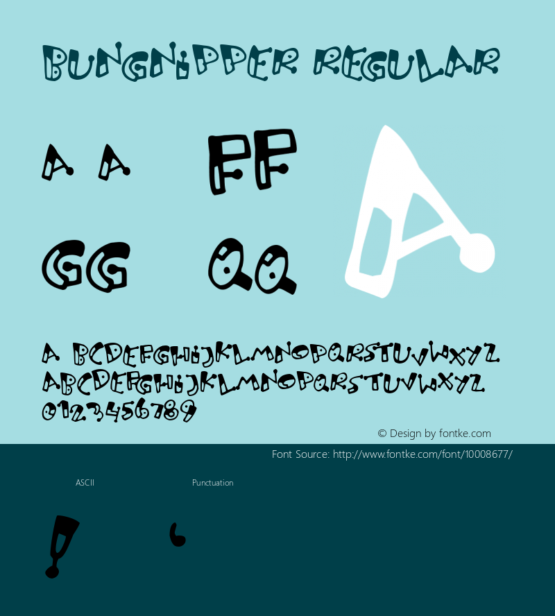 Bungnipper Regular The Switched On Remix图片样张