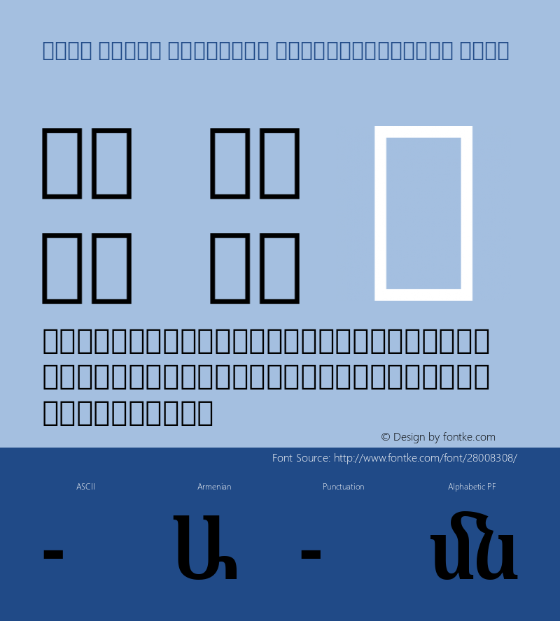 Noto Serif Armenian ExtraCondensed Bold Version 2.040; ttfautohint (v1.8.2)图片样张