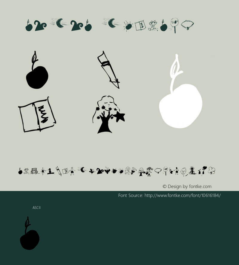 MakikaDingbats2 ☞ Version 1.002 2009;com.myfonts.mariaes.makika.dingbats-2.wfkit2.3cHj图片样张