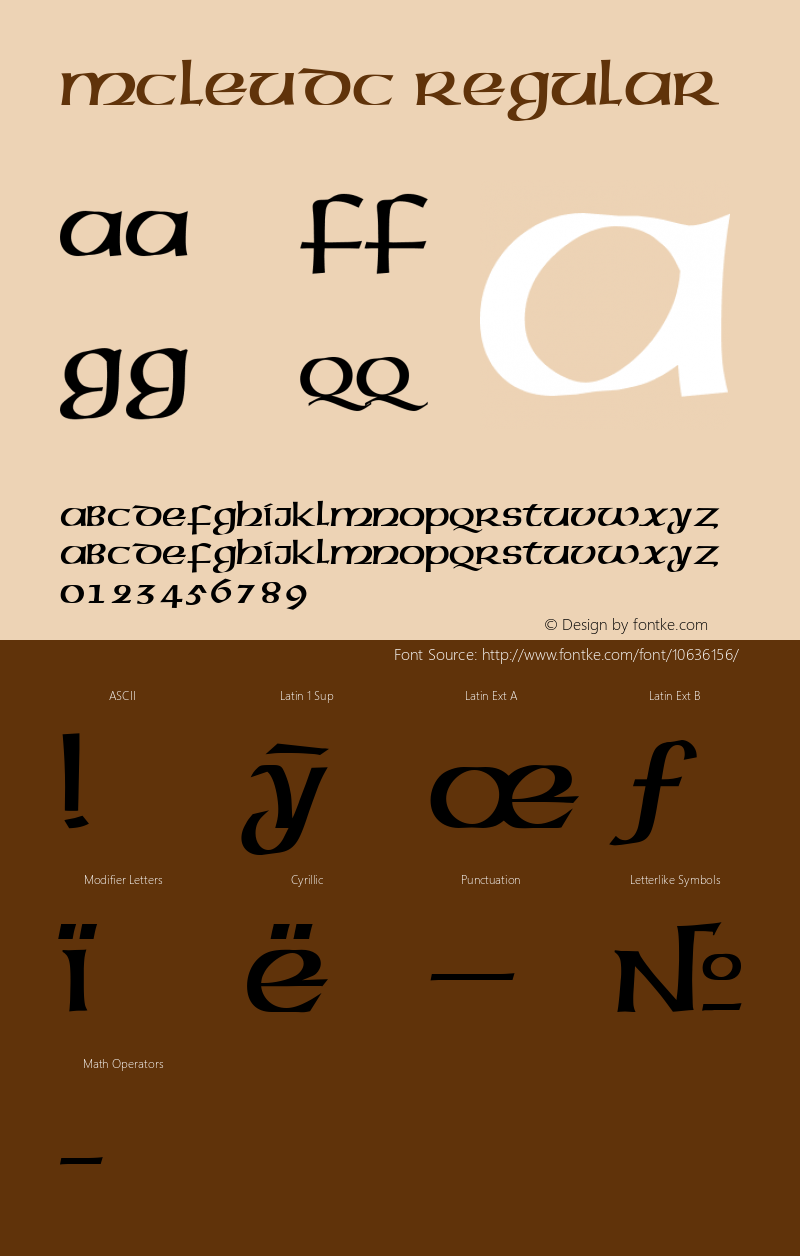 McLeudC Regular 001.010图片样张