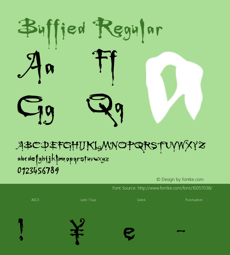 Buffied Regular version 2.0 (oct'99 update)图片样张