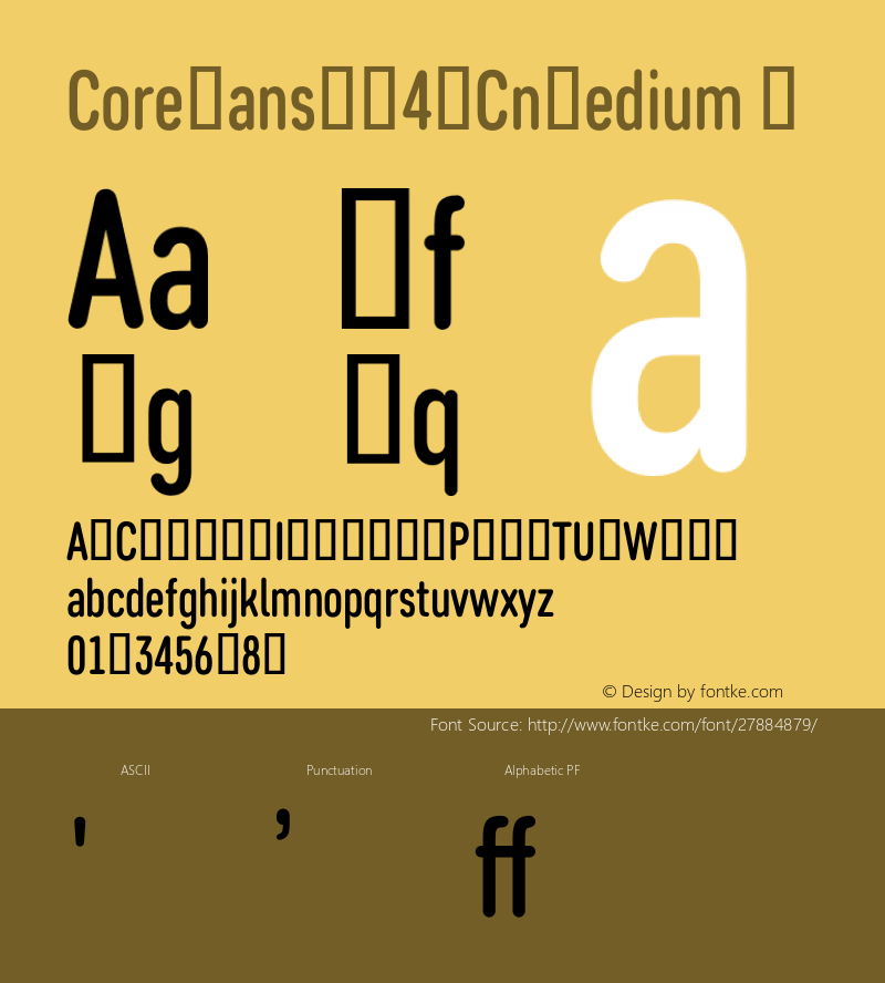 ☞CoreSansDS47CnMedium Version 1.001;com.myfonts.easy.s-core.core-sans-ds.cn-medium.wfkit2.version.4tpx图片样张