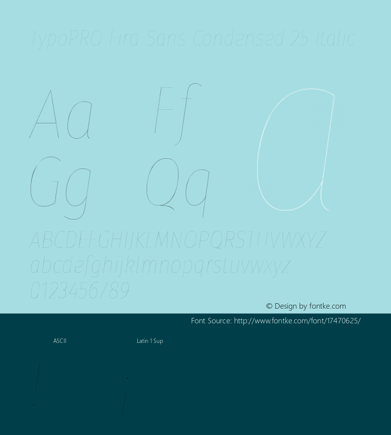 TypoPRO Fira Sans Condensed 25 Italic Version 4.202;PS 004.202;hotconv 1.0.88;makeotf.lib2.5.64775图片样张