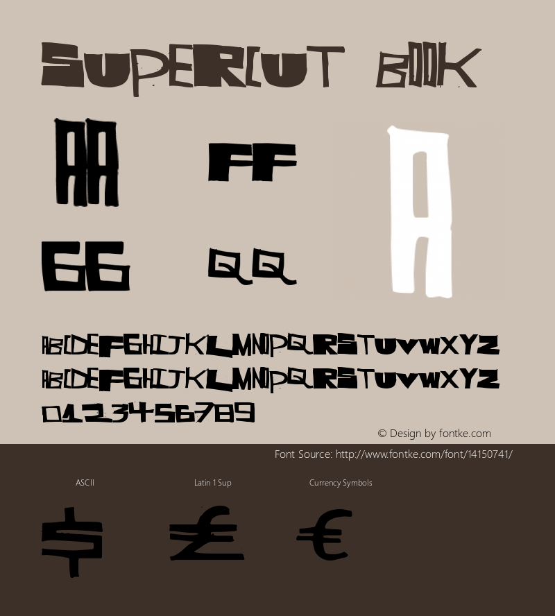 SuperCut Book Version 1.00 November 19, 20图片样张